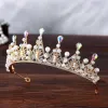 Bridal handmade Pearl tiara Pop Crystal accessories Princess headband Alloy rhinestone Women's Tiara 625613705276 sold by Cocomelody