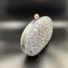 Shell full of diamonds glitter glass rhinestones wedding banquet dinner bag 736519933092 sold by Cocomelody