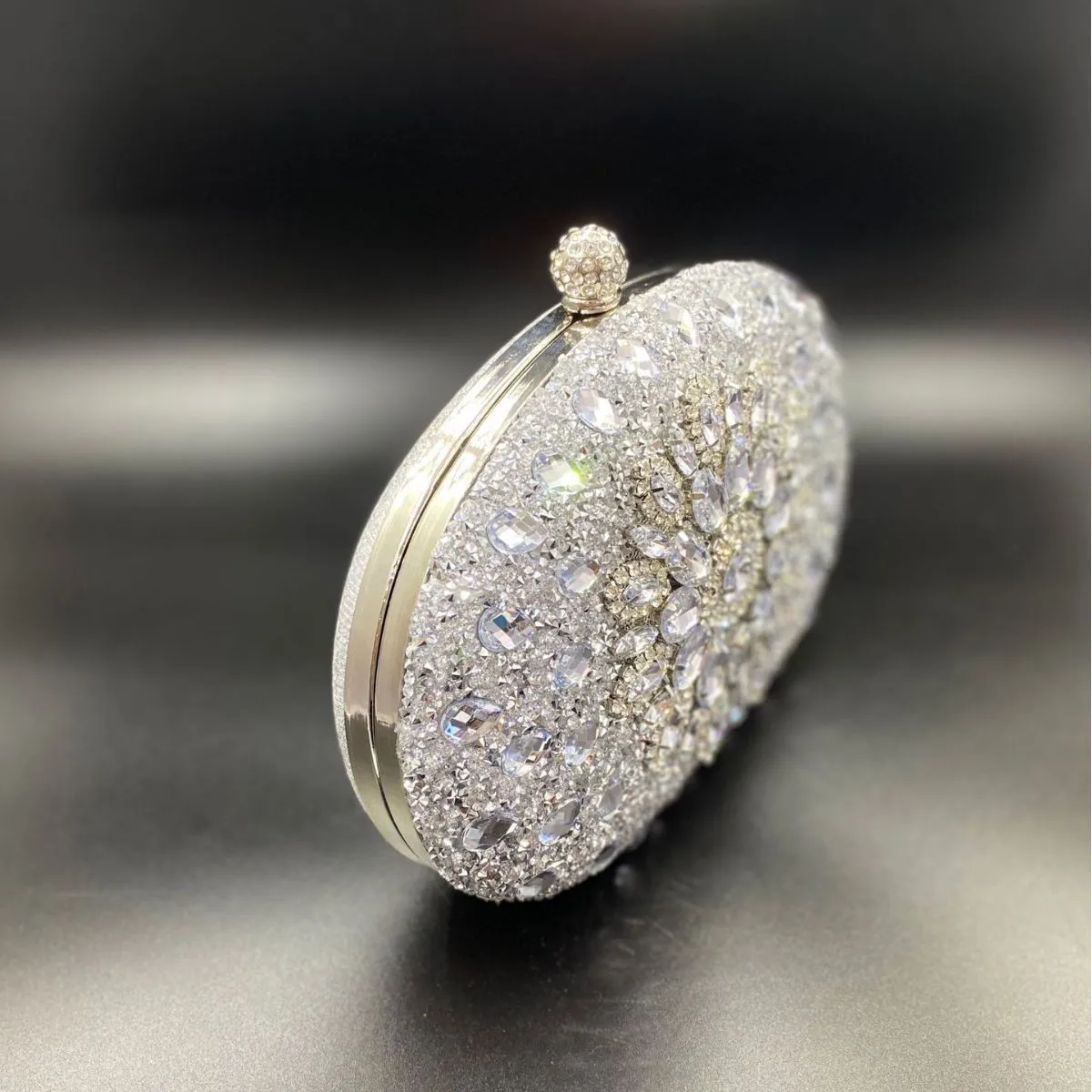 Shell full of diamonds glitter glass rhinestones wedding banquet dinner bag 736519933092 sold by Cocomelody product image thumbnail 4