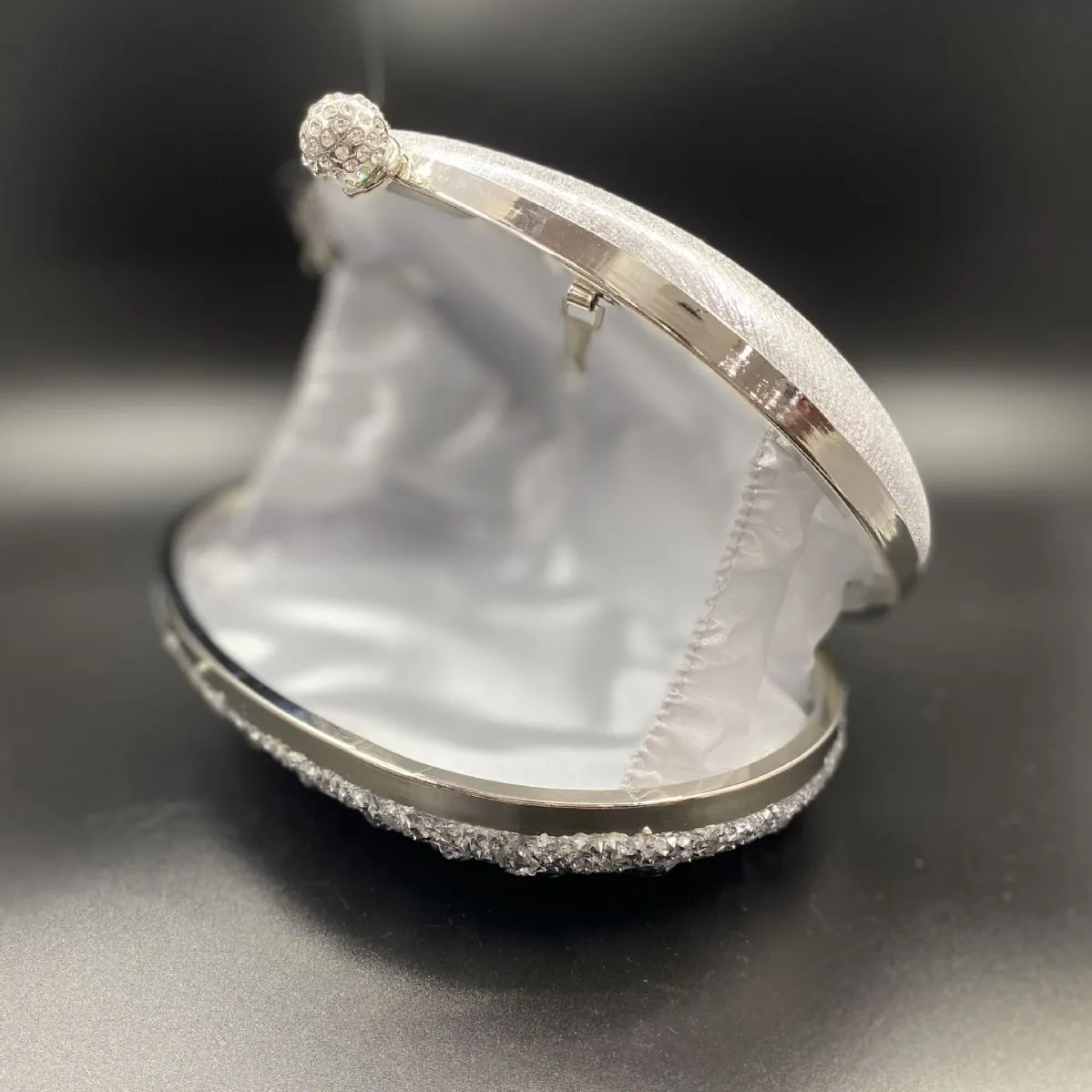 Shell full of diamonds glitter glass rhinestones wedding banquet dinner bag 736519933092 sold by Cocomelody product image thumbnail 5