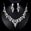 Bridal Necklace set Fashion all-in-one diamond pearl necklace  563146104995 sold by Cocomelody