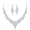 Bridal Necklace set Fashion all-in-one diamond pearl necklace  563146104995 sold by Cocomelody