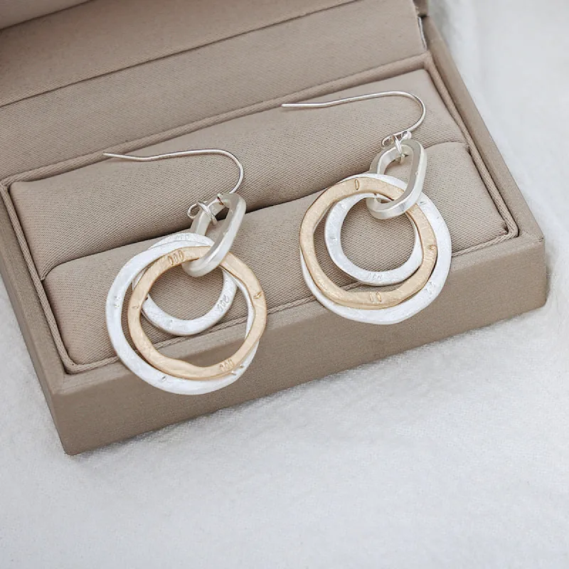Stylish earrings Simple high sense pendant earrings 672418001308 sold by Cocomelody