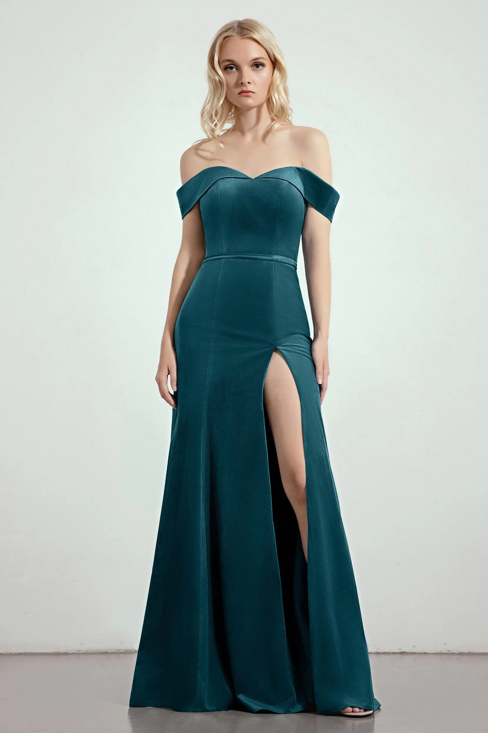 Trumpet-Mermaid Sweep-Brush Train Bridesmaid Dress Formal Dresses CB0271 sold by Cocomelody