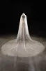 One-tier Cut Edge Tulle Cathedral Veils with Flower Beading CV0284 sold by Cocomelody