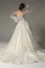 A-Line Chapel Train Tulle Wedding Dress CW2507 sold by Cocomelody