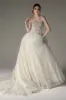 A-Line Chapel Train Tulle Wedding Dress CW2507 sold by Cocomelody