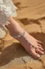 Latest Alloy Rhinestone Anklet JL17002 sold by Cocomelody
