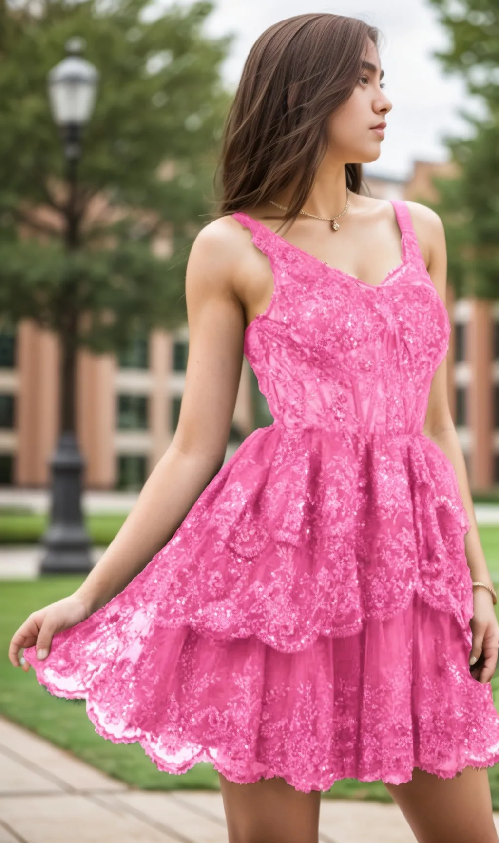 A-Line Short-Mini Tulle Graduation Dresses CS0548 sold by Cocomelody product image thumbnail 4