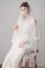 Elegant Two-tier Tulle Hip Veils AV18025 sold by Cocomelody