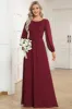 A-Line Floor Length Chiffon Bridesmaid Dress CB0686 sold by Cocomelody