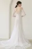 Trumpet-Mermaid Sweep-Brush Train Tulle Wedding Dress CW3053 sold by Cocomelody