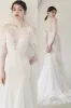 Trumpet-Mermaid Sweep-Brush Train Tulle Wedding Dress CW3053 sold by Cocomelody