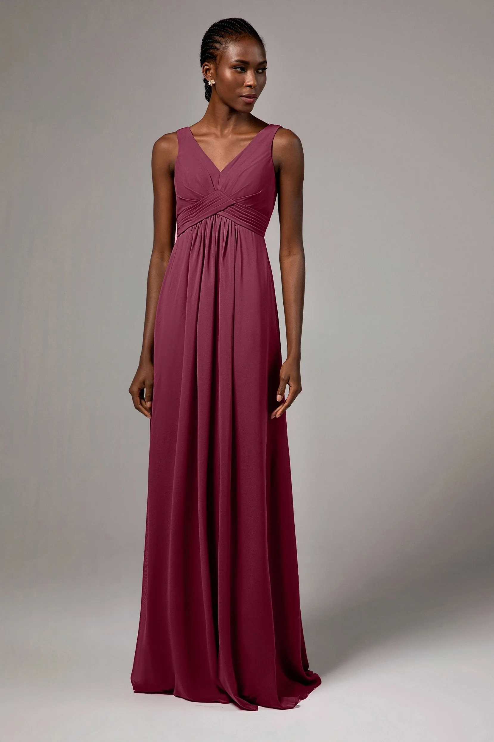 A-Line Floor Length Chiffon Bridesmaid Dress Formal Dresses CB0411 sold by Cocomelody product image thumbnail 3