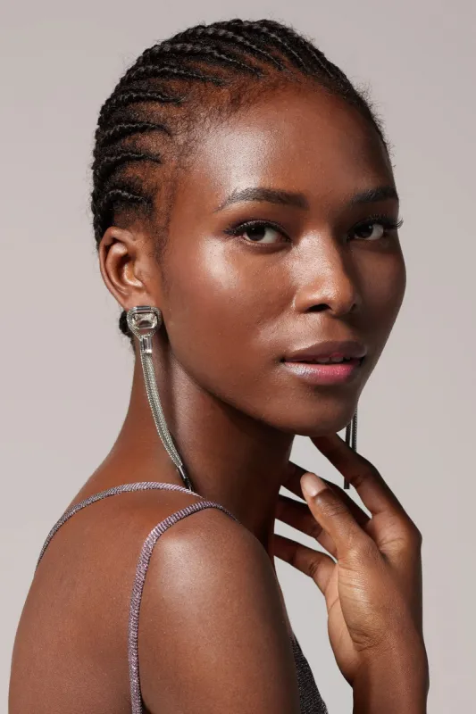 Chic Alloy Wedding Earrings with Rhinestone HG18013 sold by Cocomelody