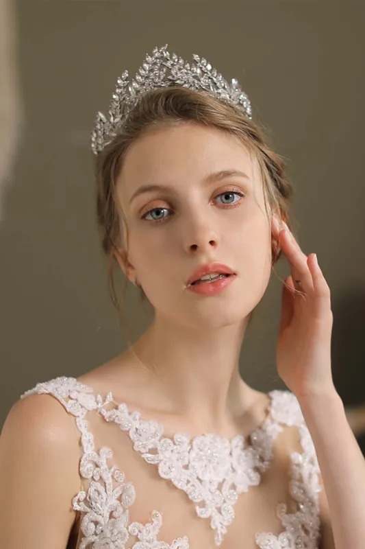 Alloy Tiaras with Rhinestone CH0388 sold by Cocomelody