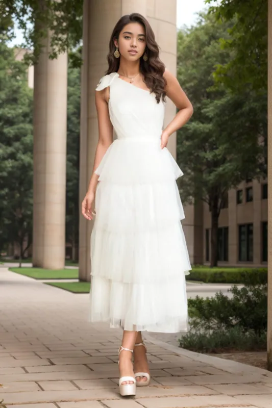 A-Line Short-Mini Tulle Graduation Dresses CS0546 sold by Cocomelody