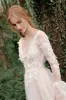 A-Line Sweep-Brush Train Lace Tulle Wedding Dress CW2752 sold by Cocomelody
