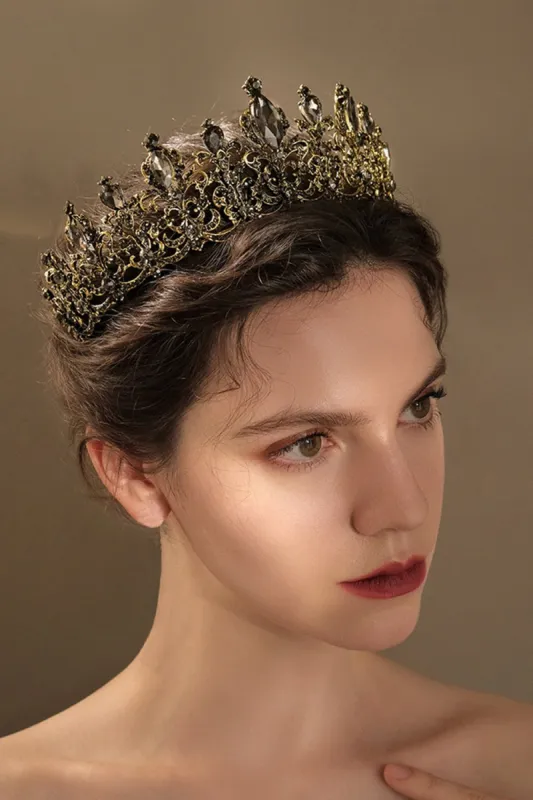 Alloy Tiaras with Rhinestone CH0390 sold by Cocomelody