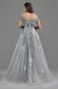 A-Line Sweep-Brush Train Tulle Wedding Dress LD5820CR sold by Cocomelody