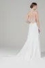 Trumpet Court Train Elastic Cloth Wedding Dress CW2591 sold by Cocomelody