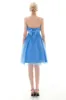 A-Line Short-Mini Tulle Bridesmaid Dress COLM16001 sold by Cocomelody