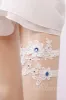 Lace Wedding Garter with Diamond WD17015 sold by Cocomelody