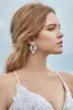 Elegant Zircon Wedding Earrings with Jewel HG18011 sold by Cocomelody