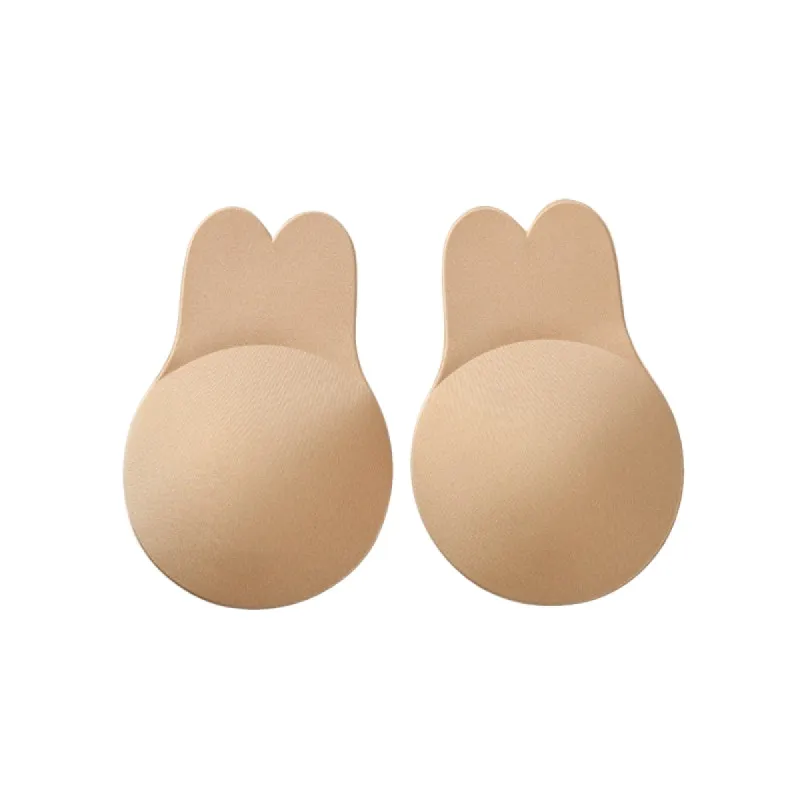 Bunny Ear Lift Bra Strapless Bra Seamless silicone invisible bra with bunny silicone invisible breast tape  691853832859 sold by Cocomelody