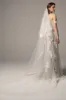 Two-tier Lace Edge Tulle Cathedral Veils Appliques CV0213 sold by Cocomelody