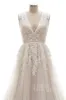 A-Line Court Train Tulle and Lace Wedding Dress LD3932 sold by Cocomelody