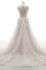 A-Line Court Train Tulle and Lace Wedding Dress LD3932 sold by Cocomelody