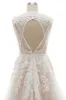 A-Line Court Train Tulle and Lace Wedding Dress LD3932 sold by Cocomelody