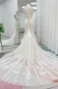 Trumpet-Mermaid Chapel Train Lace Tulle Wedding Dress CW3273 sold by Cocomelody