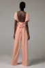 Jumpsuit Floor Length Knitted Fabric Bridesmaid Dress Formal Dresses CB0419 sold by Cocomelody