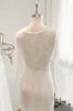 Trumpet Sweep-Brush Train Lace Satin Wedding Dress CW3110 sold by Cocomelody