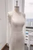 Trumpet Sweep-Brush Train Lace Satin Wedding Dress CW3110 sold by Cocomelody