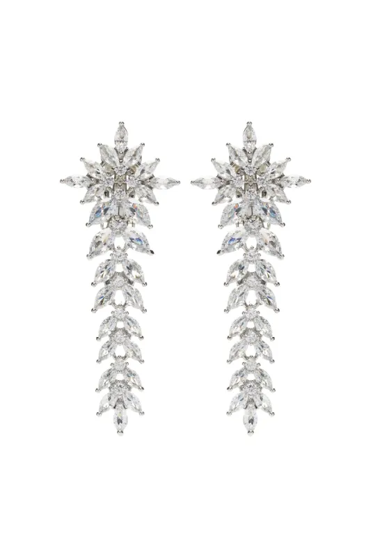 Copper Alloy Earrings with Zircon CE0132 sold by Cocomelody