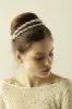 Alloy Headbands with Imitation Pearl and Rhinestone CH0318 sold by Cocomelody