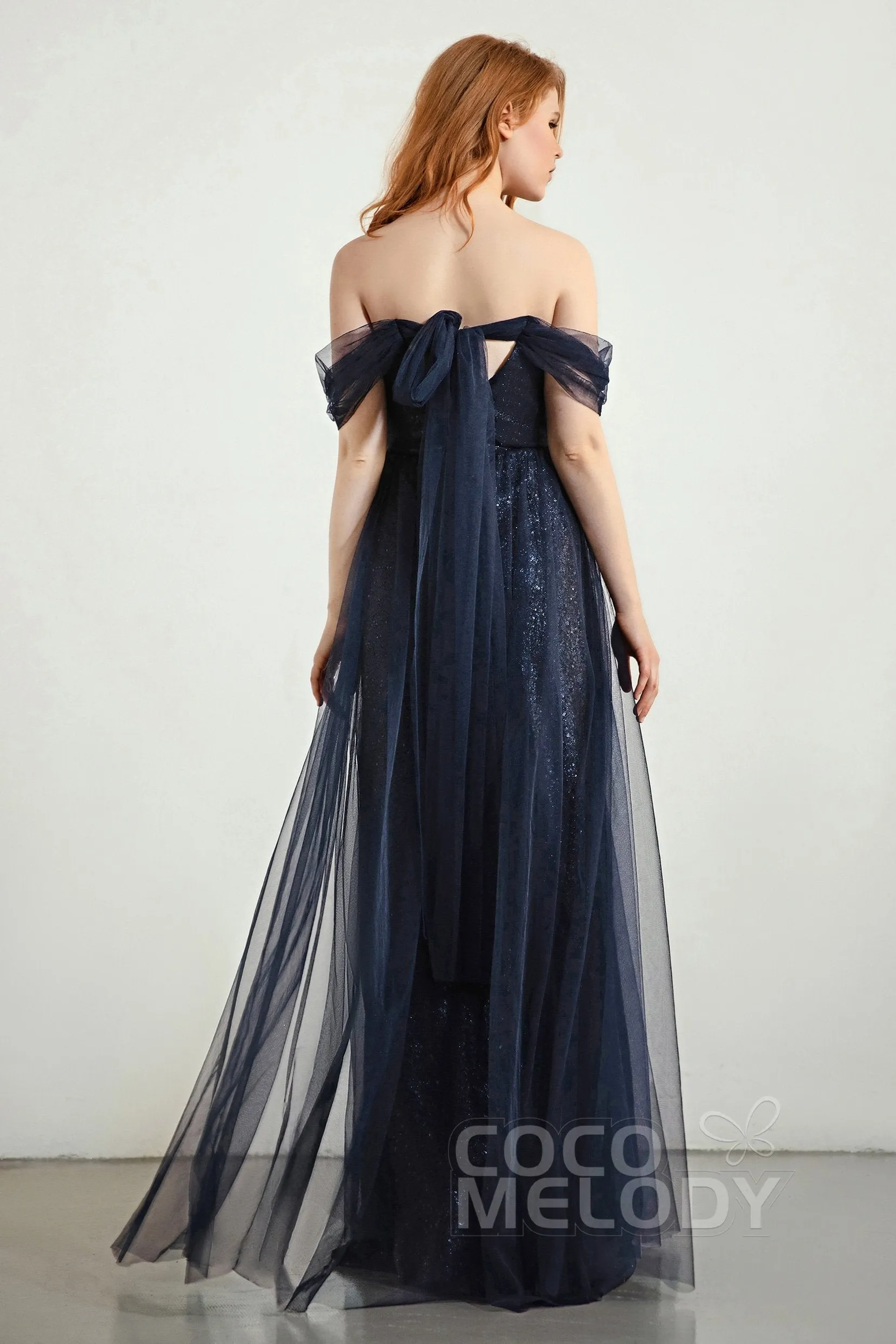 A-Line Sweep-Brush Train Bridesmaid Dress Formal Dresses CB0287 sold by Cocomelody product image thumbnail 2