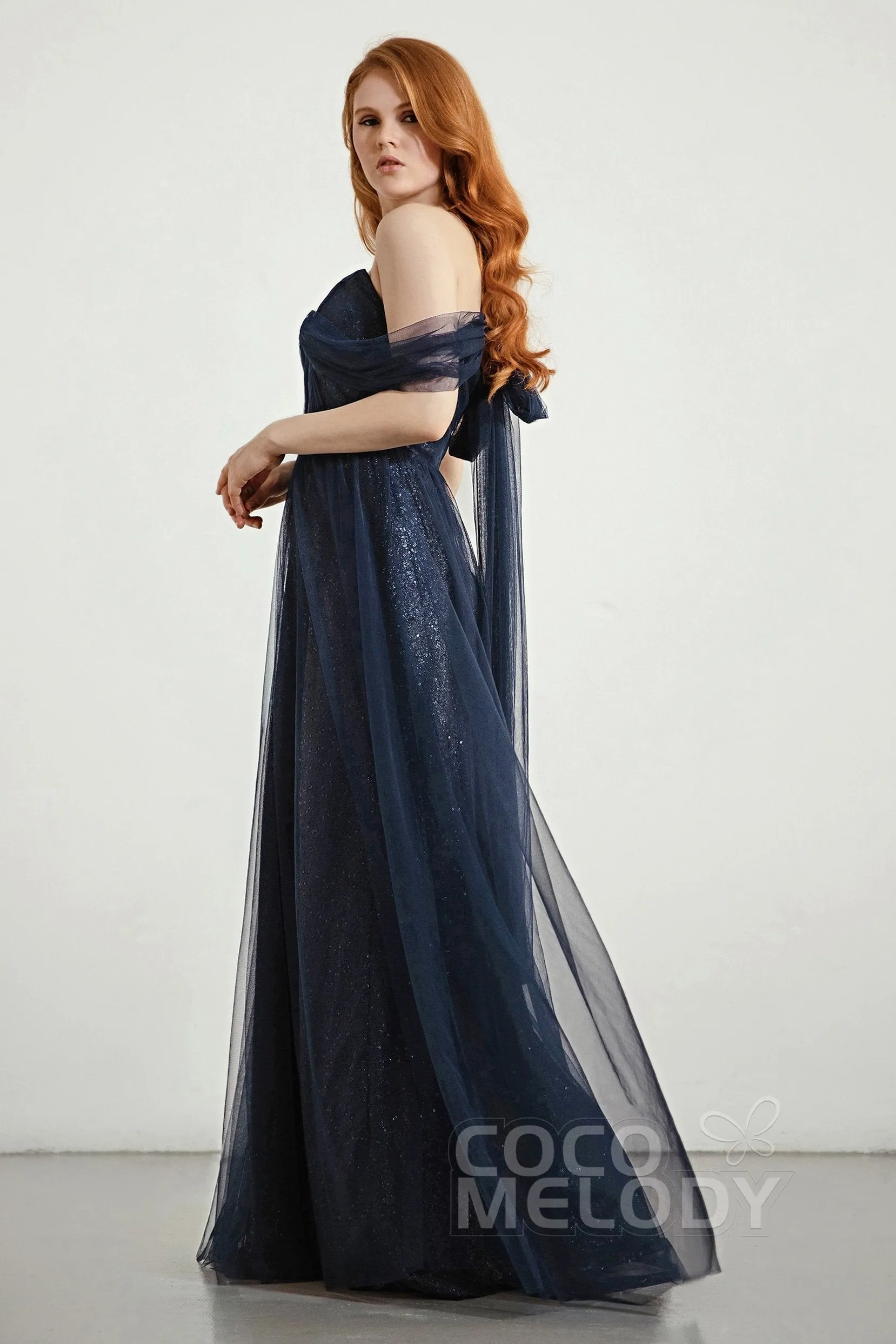 A-Line Sweep-Brush Train Bridesmaid Dress Formal Dresses CB0287 sold by Cocomelody product image thumbnail 3