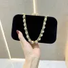 Evening clutch bag diamond-encrusted suede bag Dinner bag Women's crossbody bag 778944030967 sold by Cocomelody
