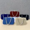 Evening clutch bag diamond-encrusted suede bag Dinner bag Women's crossbody bag 778944030967 sold by Cocomelody