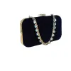 Evening clutch bag diamond-encrusted suede bag Dinner bag Women's crossbody bag 778944030967 sold by Cocomelody