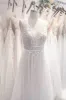 A-Line Sweep-Brush Train Lace Tulle Wedding Dress CW3102 sold by Cocomelody