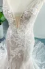 Trumpet-Mermaid Chapel Train Lace Tulle Wedding Dress CW3206 sold by Cocomelody