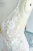 Trumpet-Mermaid Chapel Train Lace Tulle Wedding Dress CW3206 sold by Cocomelody