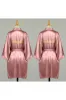 Short Silk-Like Robes CZ0204 sold by Cocomelody
