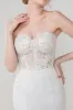 Trumpet-Mermaid Court Train Stretch Satin Wedding Dress CW2447CR sold by Cocomelody