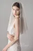 Elegant Two-tier Cut Edge Tulle Elbow Veils AV18035 sold by Cocomelody